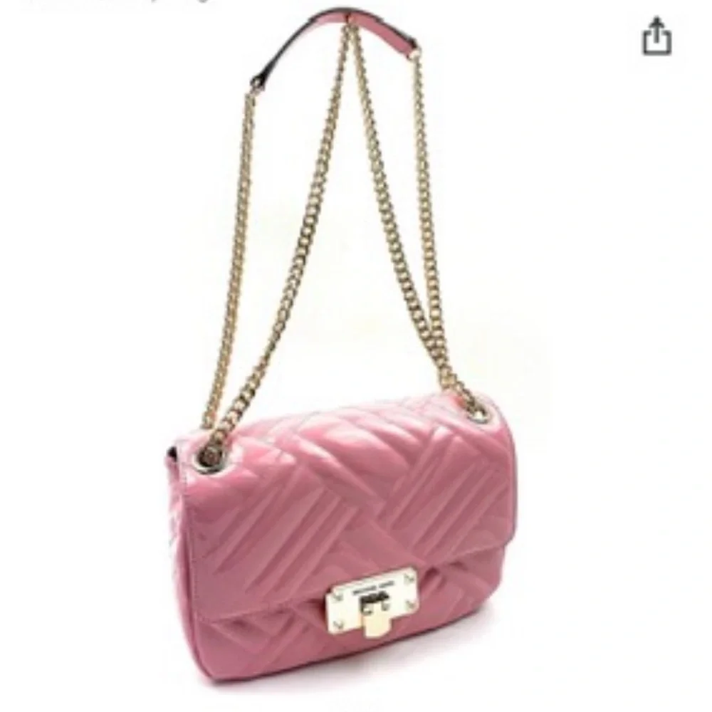 Michael Kors Peyton MD Shoulder Flap Bag - Picture 7 of 11